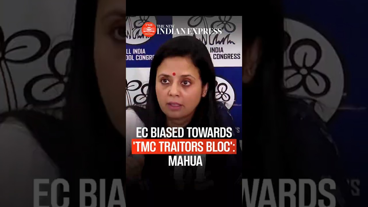 TMC MP Mahua Moitra flags EC's mala fide intent in giving extra time to rebel camp