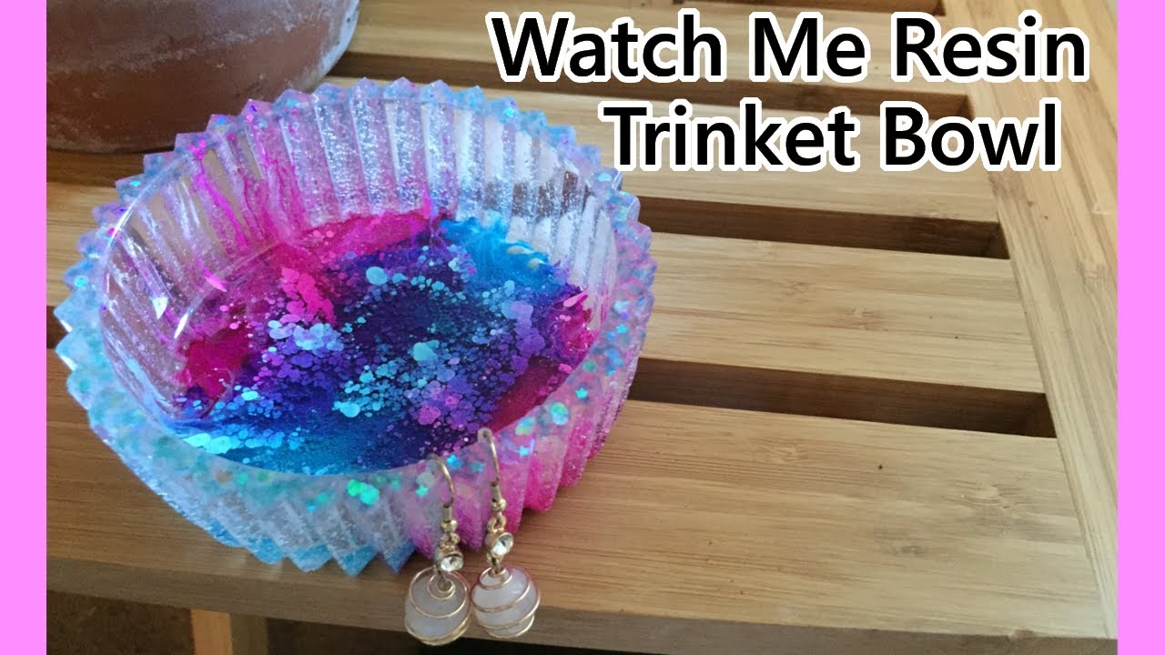 WATCH ME RESIN! DIY Galaxy/Nebula Trinket Bowl/Dish