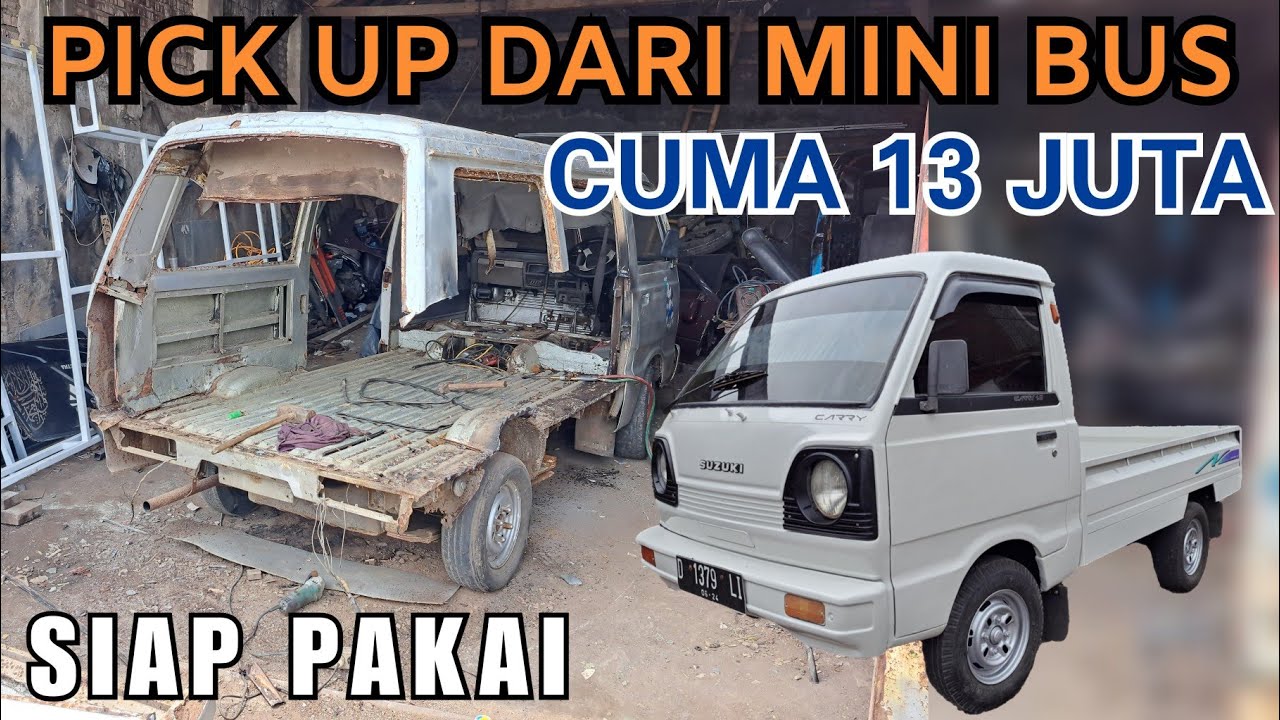 Bagong Mini Bus Jadi Pick Up | Langsung Laku Ke Tegal