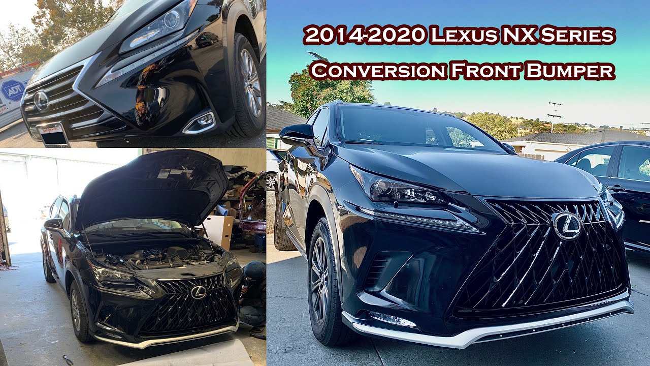 2014-2020 Lexus NX200 NX200T NX300 NX300H Conversion Front Bumper