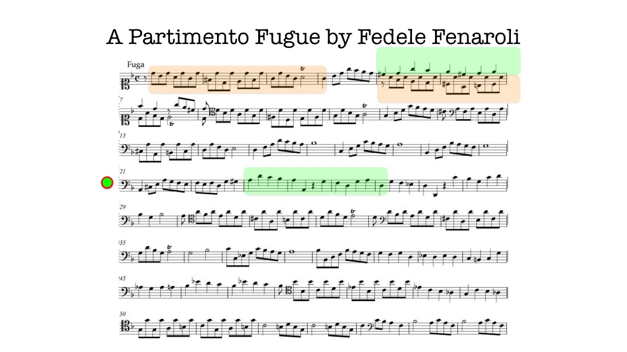 Video 9.8--A Partimento Fugue by Fenaroli