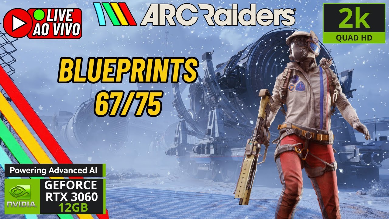 #134 🔴ARC RAIDERS⚡O natal chegou e novas BP´s 67/75 🤔 #live #alegears #arcraiders