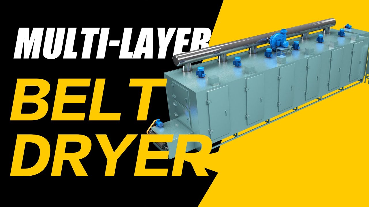 Continuous Multi-layer Belt Dryer Machine For Vegetable&Fruits or Herbal Drying
