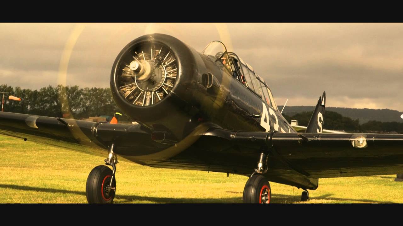 Goodwood Revival Harvard T-6 Aerobatic flight