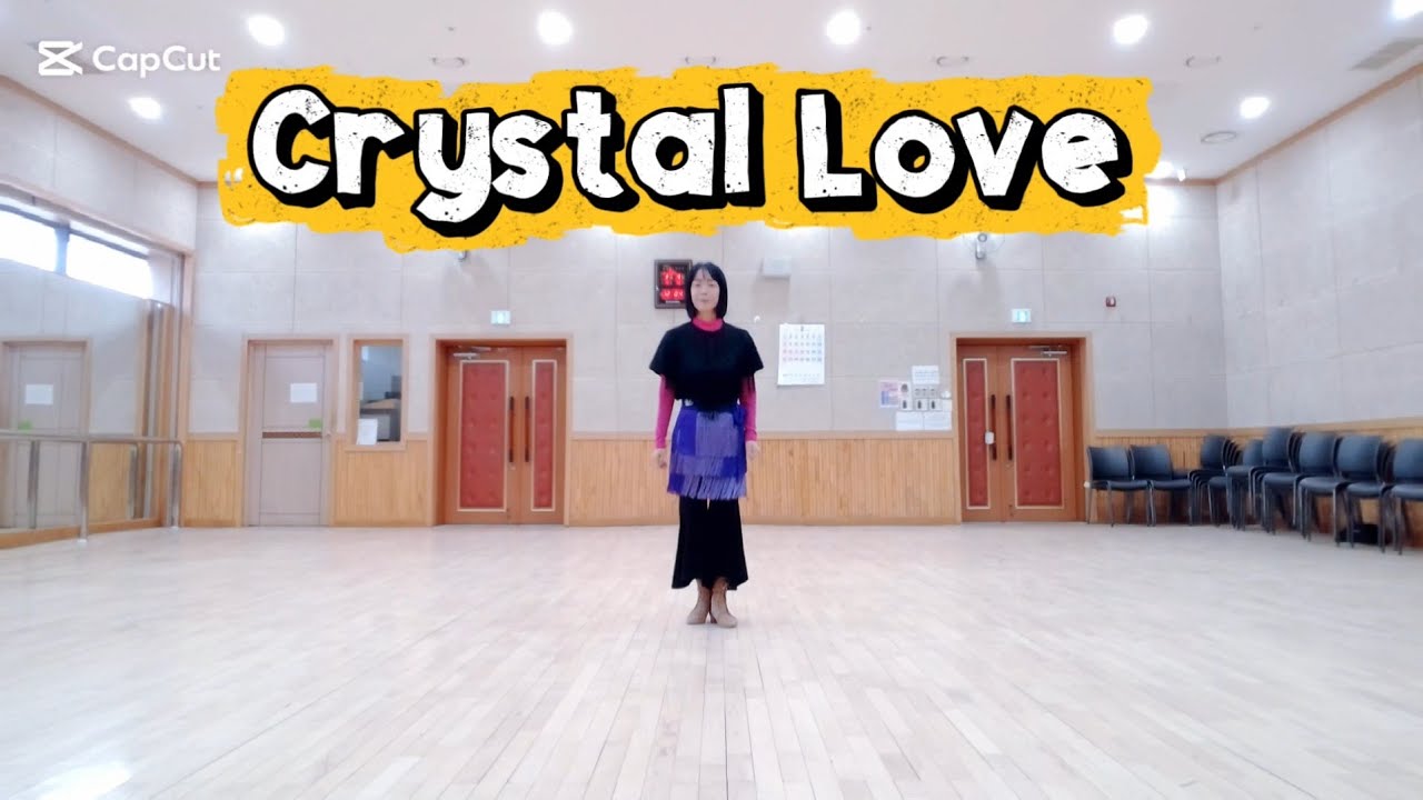 Crystal Love Line Dance #beginner #초급라인댄스 #초급수업추천 #왕초급라인댄스 