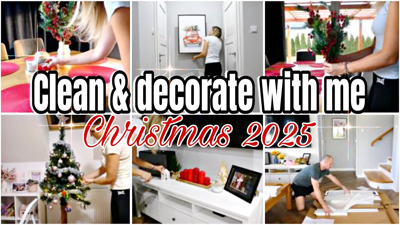 CLEAN & DECORATE WITH ME | CHRISTMAS 2025 | CLEANING MOTIVATION | CHRISTMAS TREE