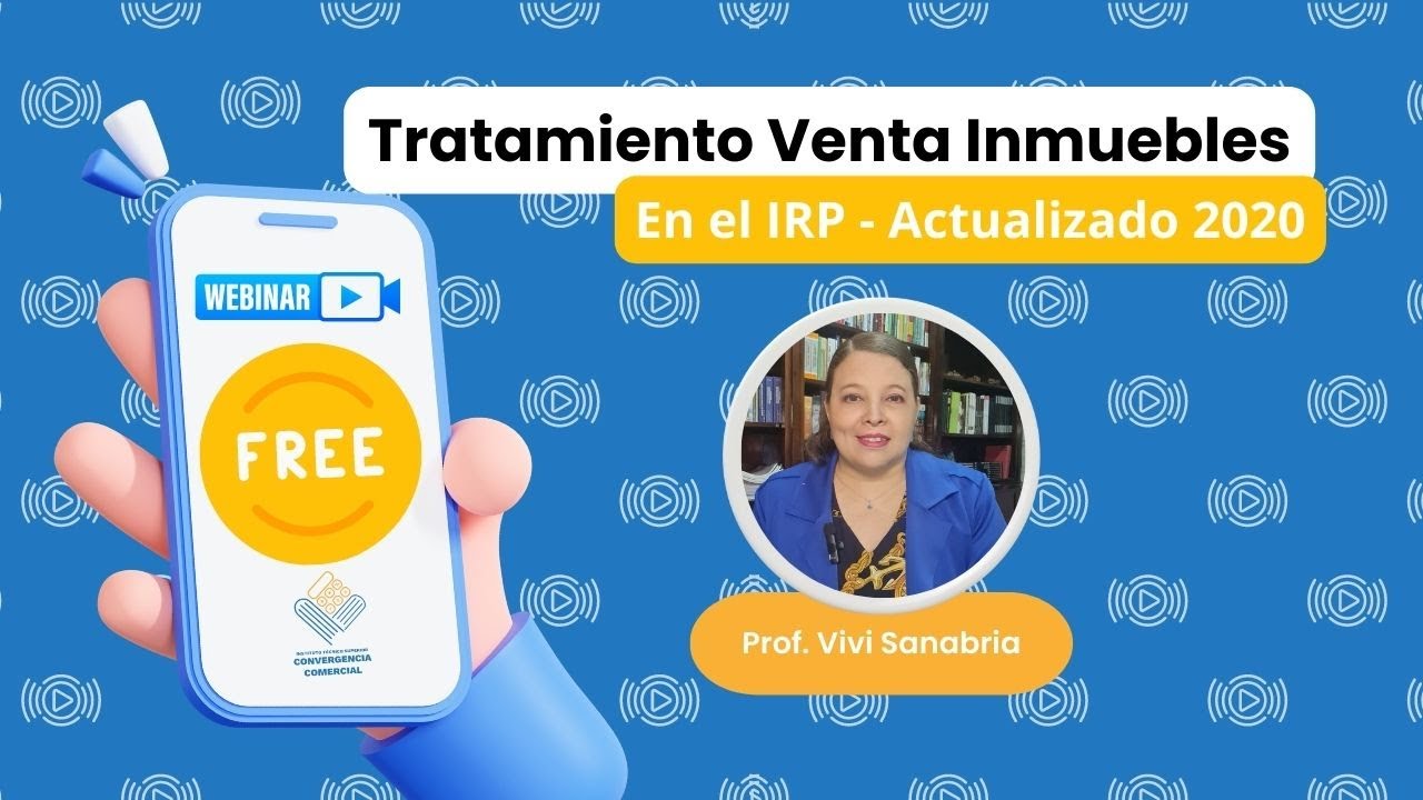 Free: Tratamiento Venta de Inmuebles en el IRP 2020