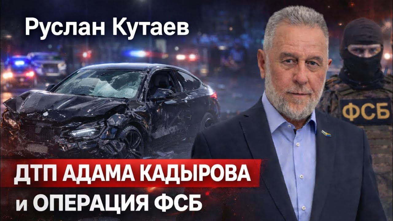 ⚡ДТП КАДЫРОВА И ОПЕРАЦИЯ ФСБ ПО СОКРЫТИЮ. БЕСЕДА С РУСЛАНОМ КУТАЕВЫМ