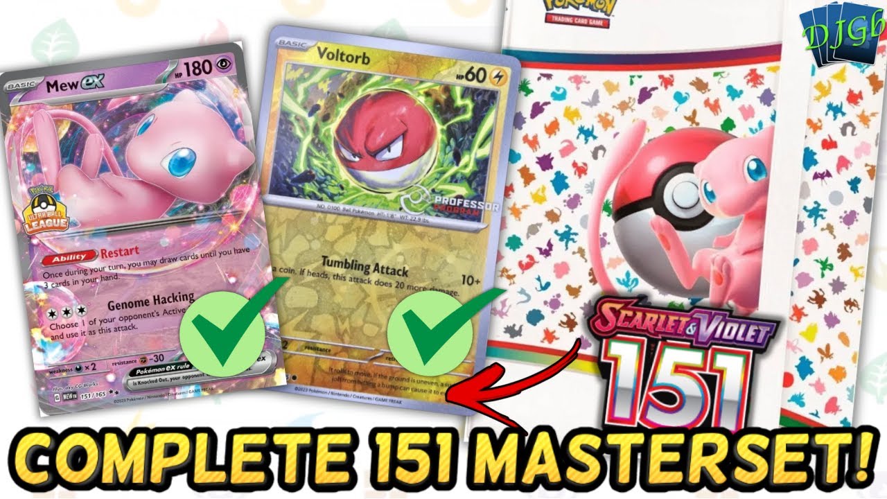Pokémon 151 MASTER SET 100% Complete! (For Now...)