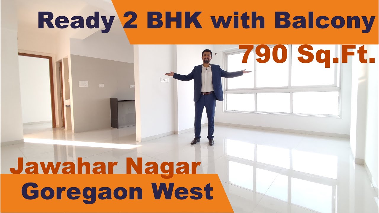Ready to Move 2bhk in Goregaon West Near Station I Balcony Flats available with OC I Newly Delivered