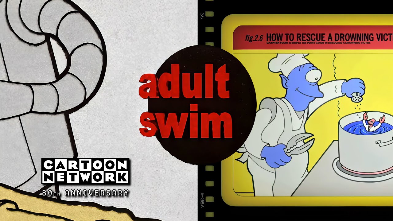 [adult swim] 2003 First Aid Bumps - 4K