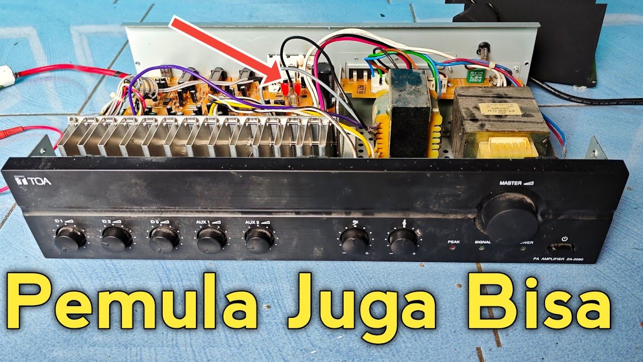 Service Memperbaiki Power Toa Masjid High impedansi Dengan mudah simple padahal mati Total 