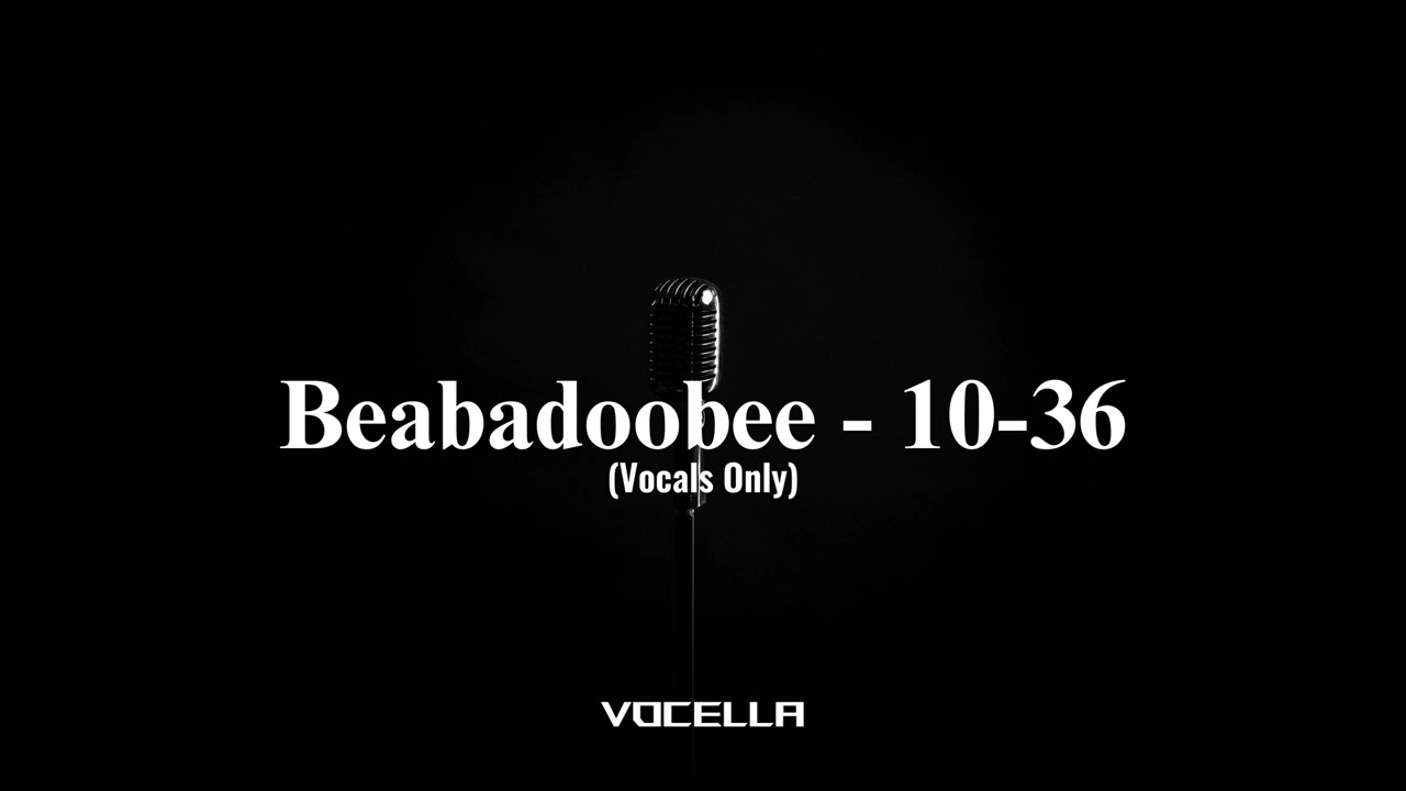 Beabadoobee - 10:36 (Acapella/Vocals Only)