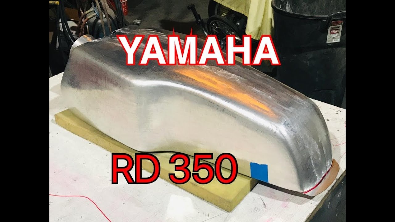 Yamaha Aluminum RD Motorcycle Gas Tank Metal Shaping