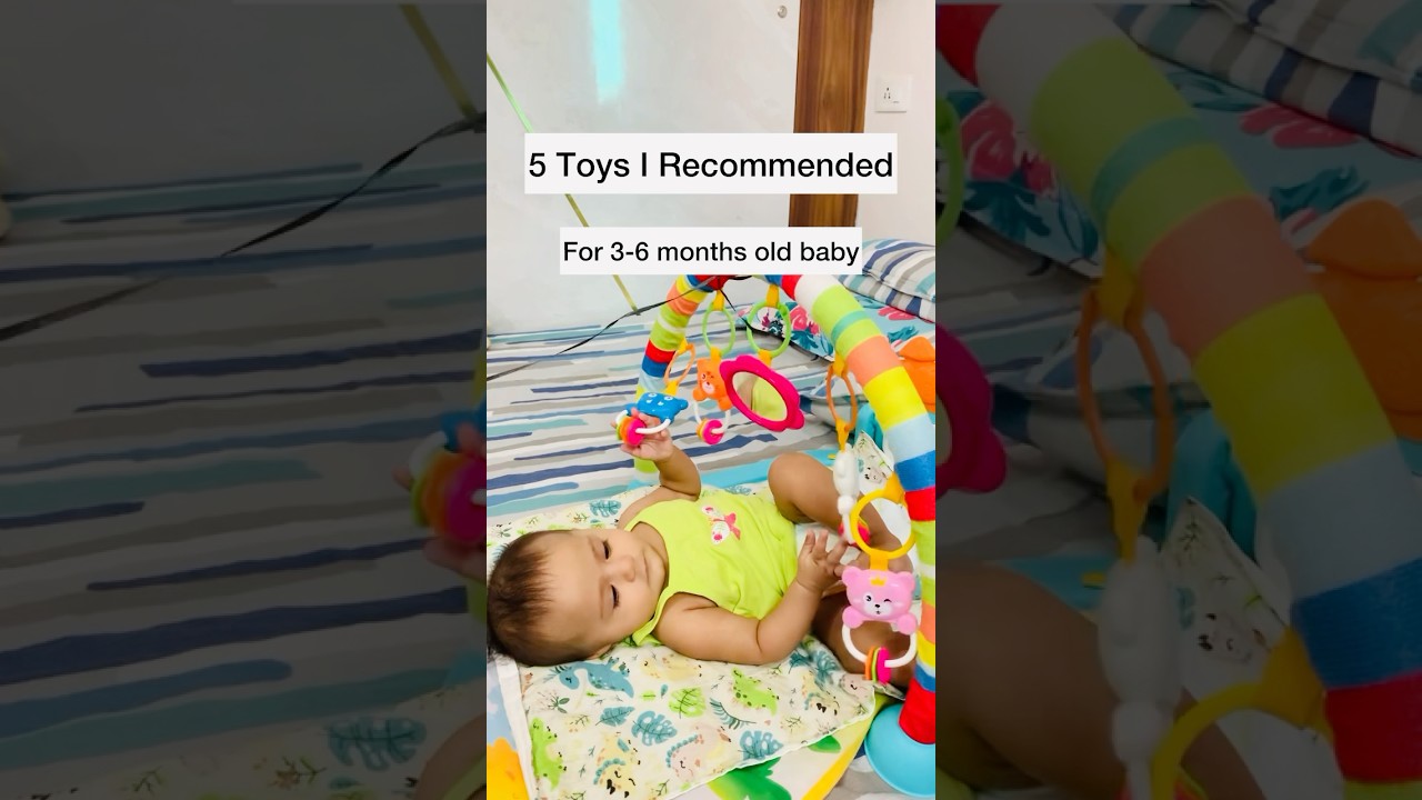 5 Toys I recommend for my 3-6 month old baby #5monthsold #love #trending #cute #cutebaby #babygirl