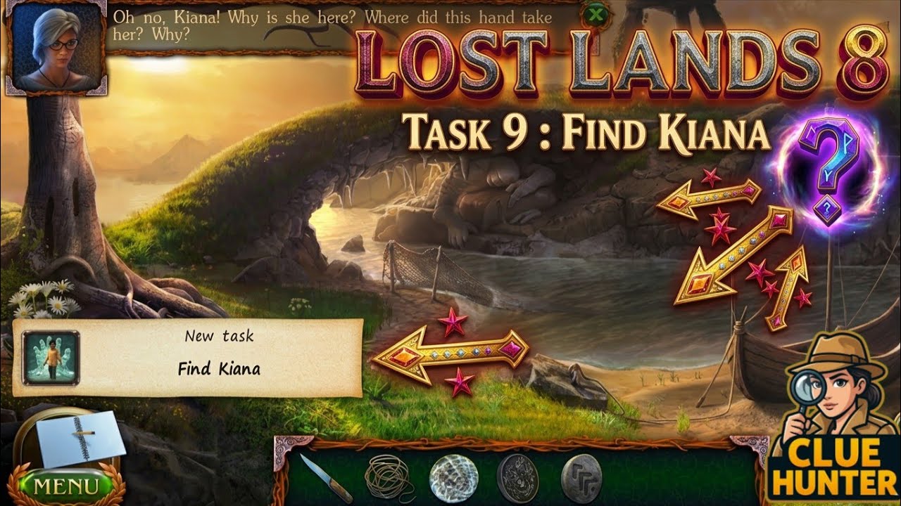Lost Lands 8 Sand Captivity Task 9 Find Kiana FULL Walkthrough Guide Clue Hunter 1m 
