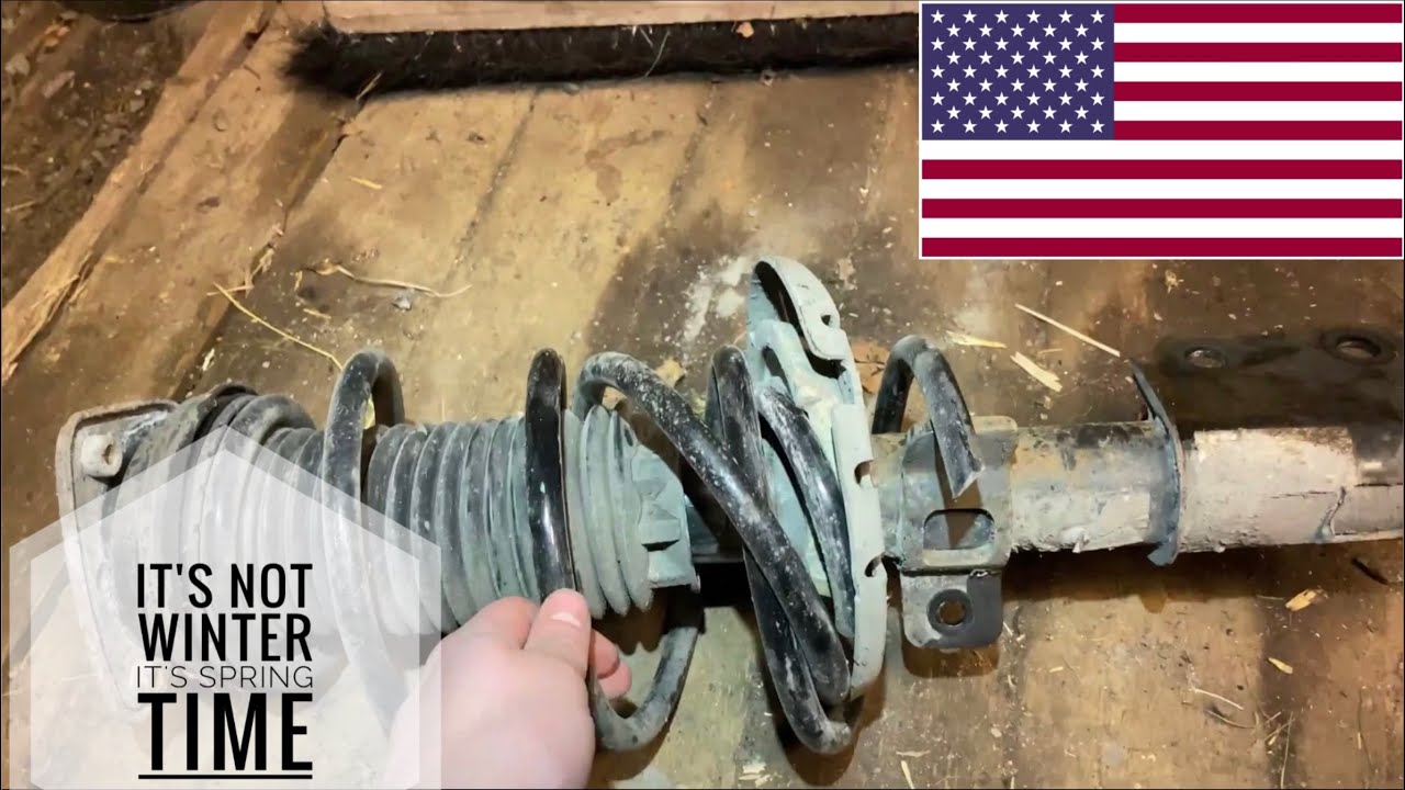 Changing front coil springs on a Peugeot 308 T9