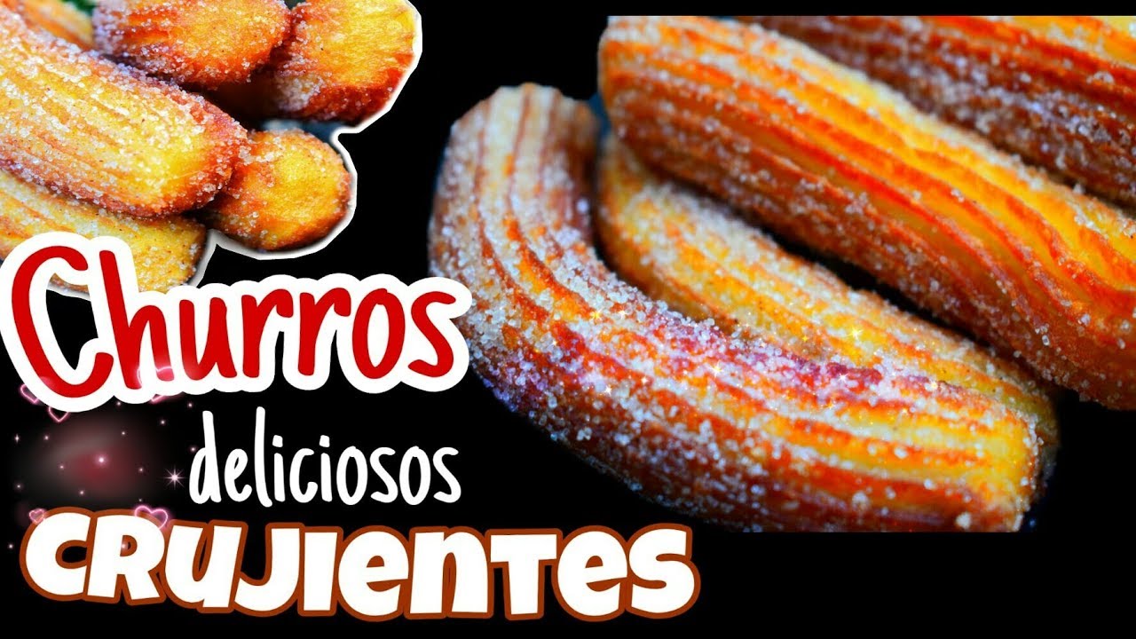 CHURROS caseros FÁCIL👌DELICIOSOS/DULCE HOGAR RECETAS