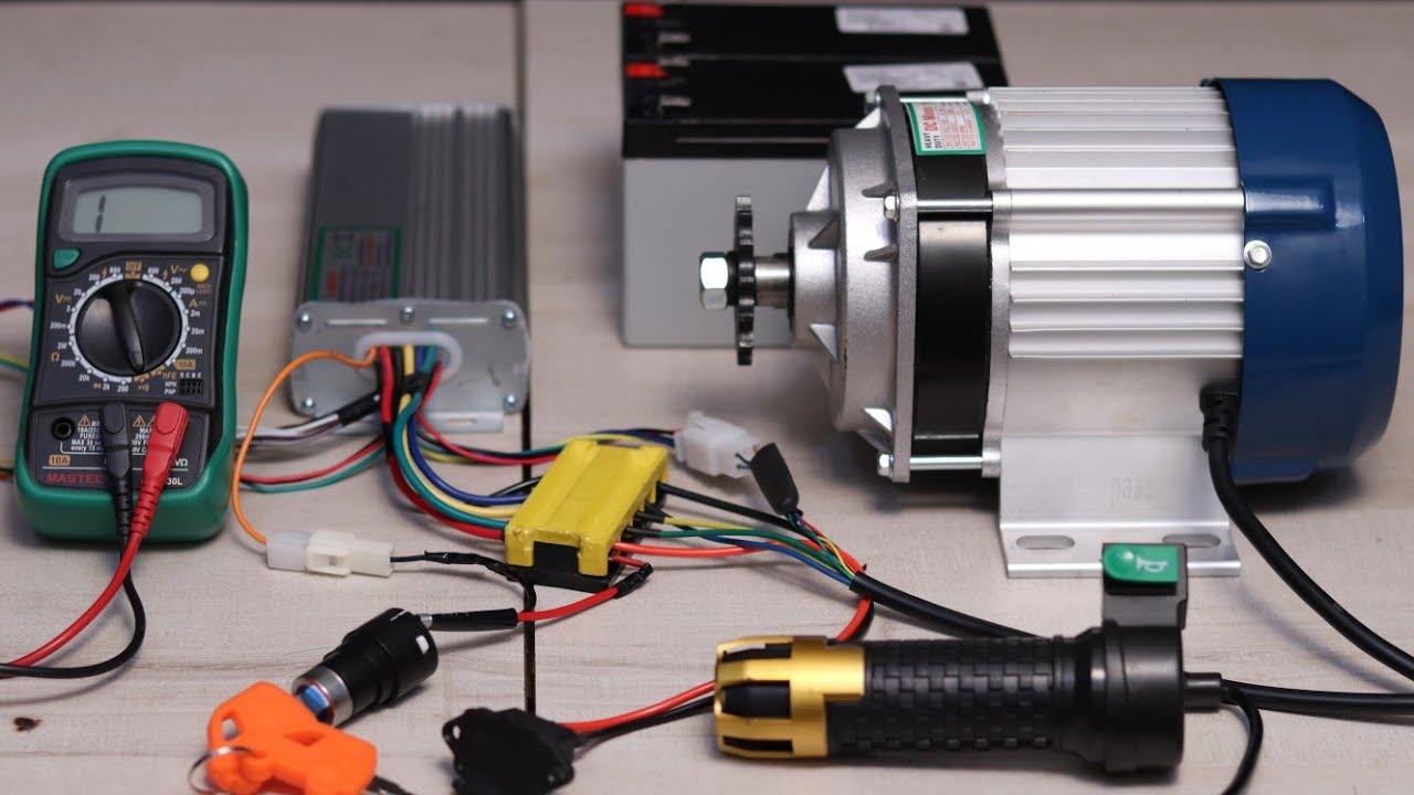 Full Connection Wiring Of BLDC Motor Kit || @CreativeScienceOfficial