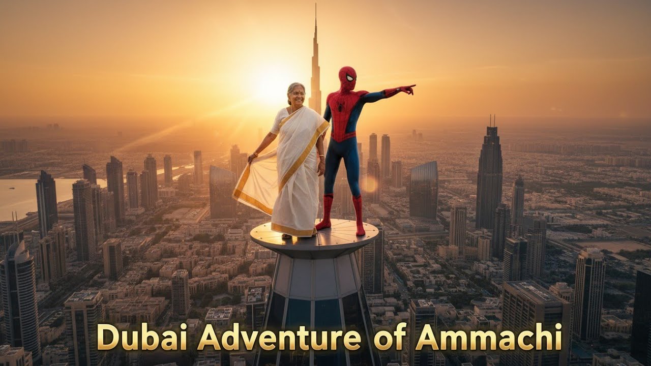 Dubai adventure of Ammachi | Ammachi Universe | Full Part.