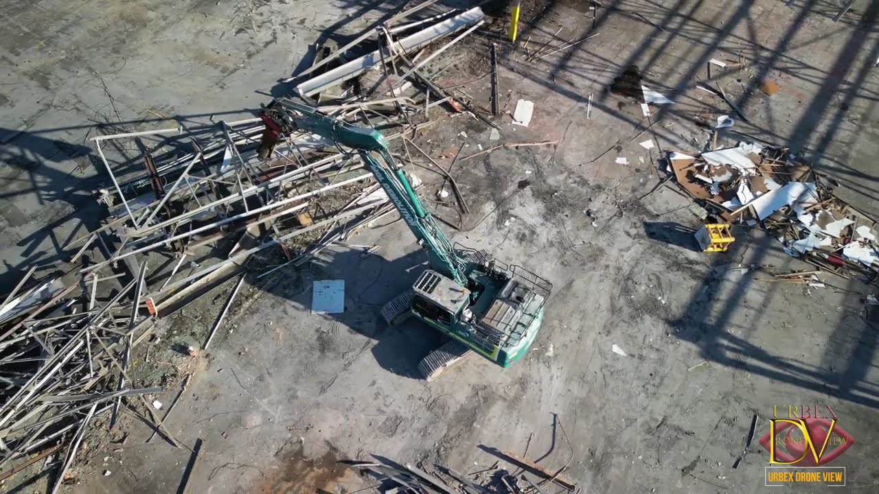 Aerial Footage: Formica Demolition  Update Part 2 #northshields #MGLdemolition