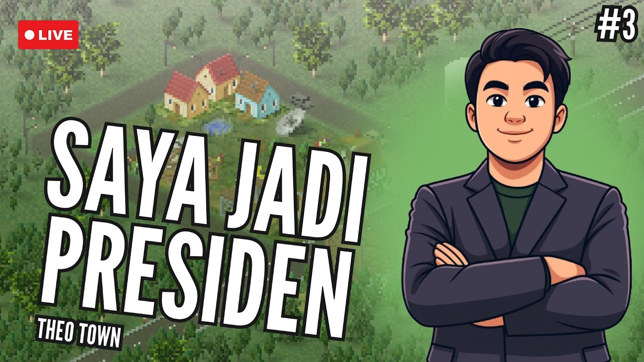 DAY 3 SAYA JADI PRESIDENN!! THEO TOWN INDONESIA!!