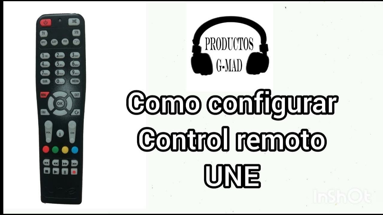 Como configurar control remoto universal UNE super fácil