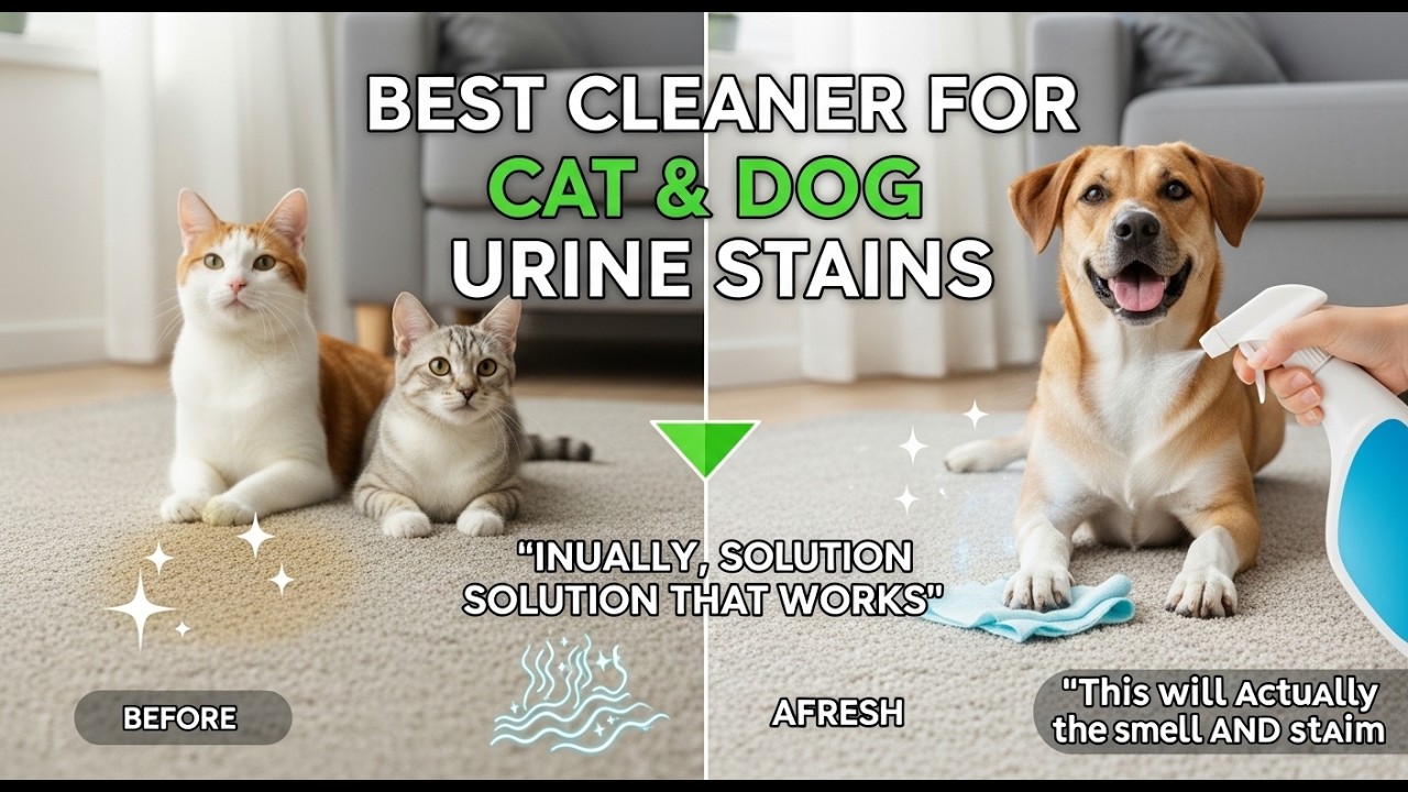 ✅ TOP 5 Professional Carpet Cleaners Reveal the Best Pet Urine Stain Remover Spray