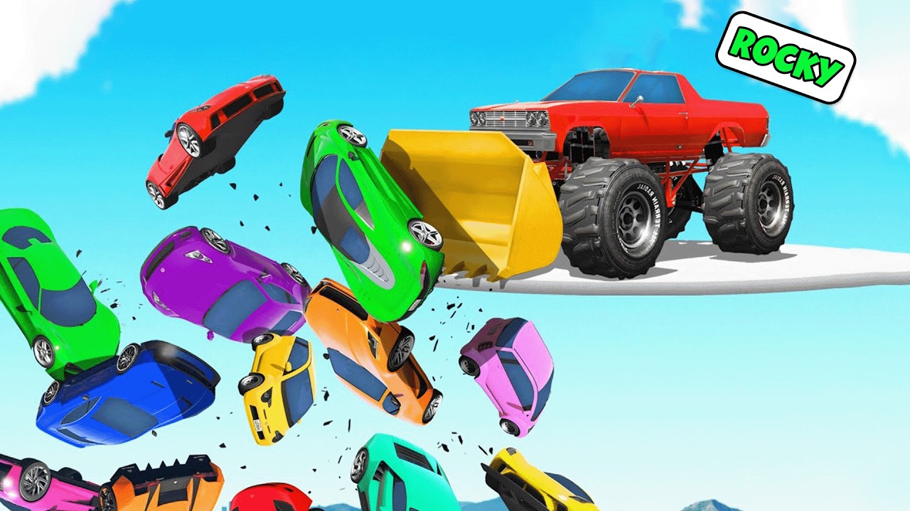The Funniest Car Sumo Ever In GTA 5...
