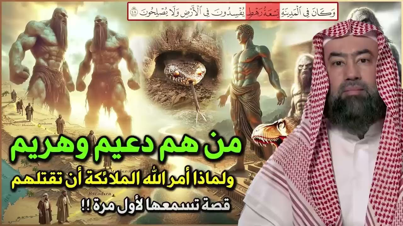 من هم التسعة رهط المفسدون؟ القصة التي أغضبت الله فأهلكهم بعذابٍ شديد | الشيخ نبيل العوضي