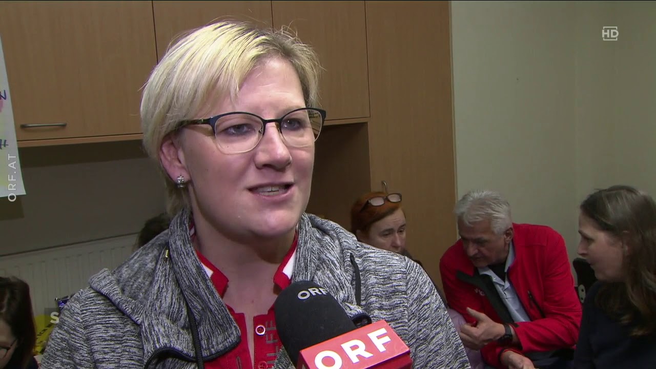 ORF Salzburg heute - 13.2.20 - Warnstreiks KVV Pfleger / Volkshilfe, Lebenshilfe