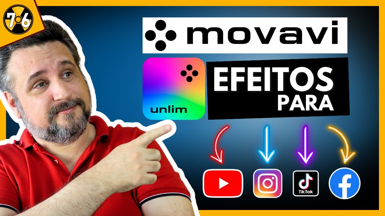 Efeitos para YouTube e Redes Sociais com Movavi Unlimited