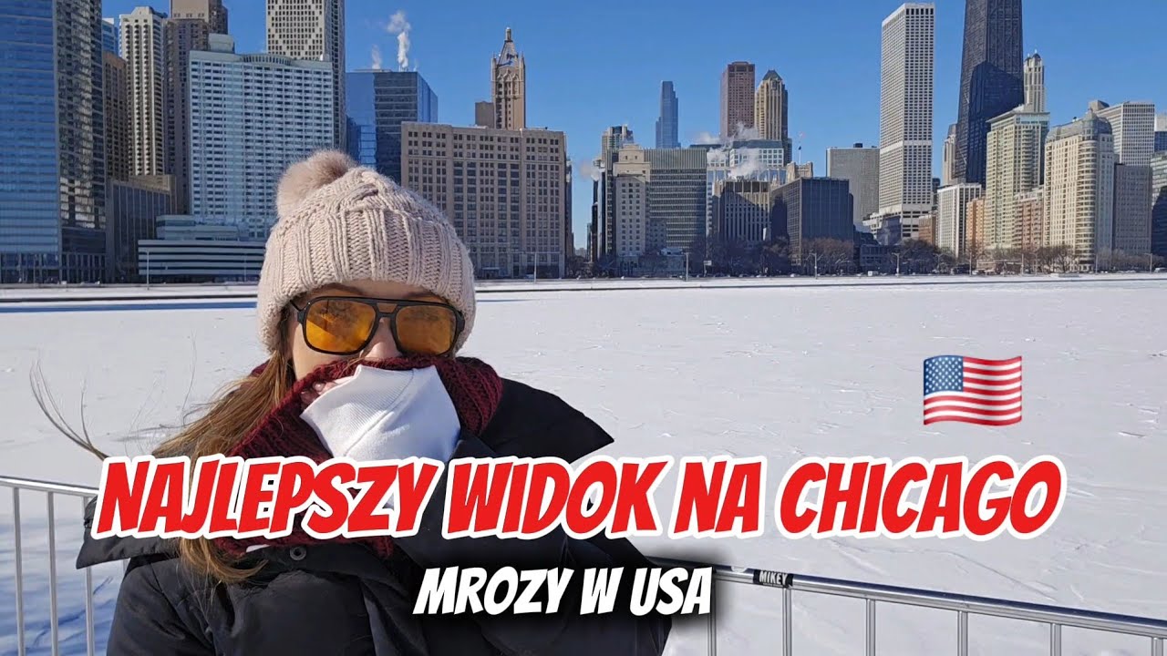  CHICAGO 🇺🇸 Zamarzłam ale był warto🥶 najpiękniejszy widok na down town 🤩