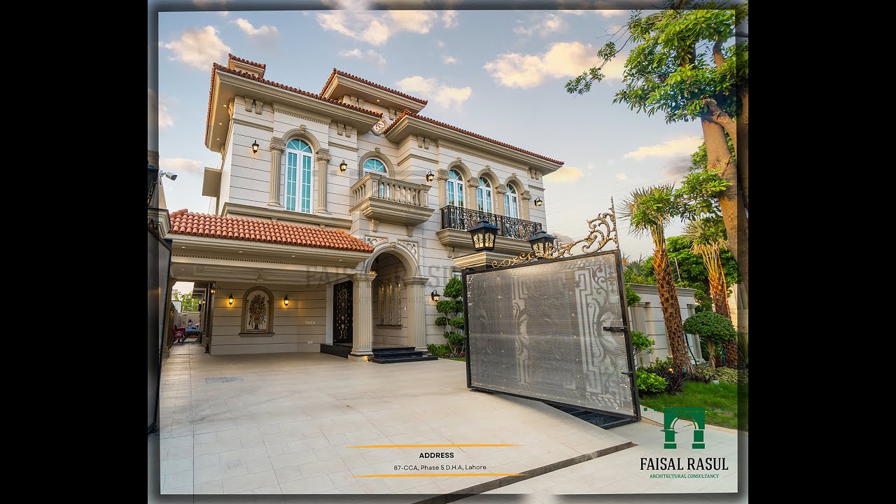 Tour of 1 Kanal Super Luxury House Designed By I Faisal Rasul Architectural Consultancy I In EME.