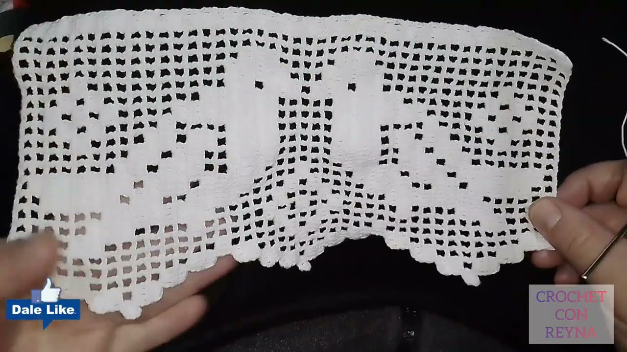 Motivo de pajaritos en crochet para servilletas o manteles parte 1