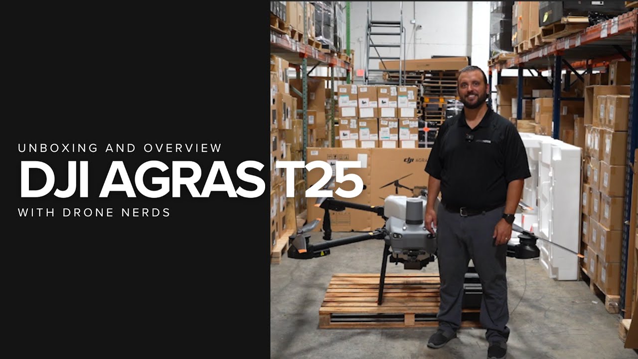 DJI Agras T25 - Unboxing and Overview