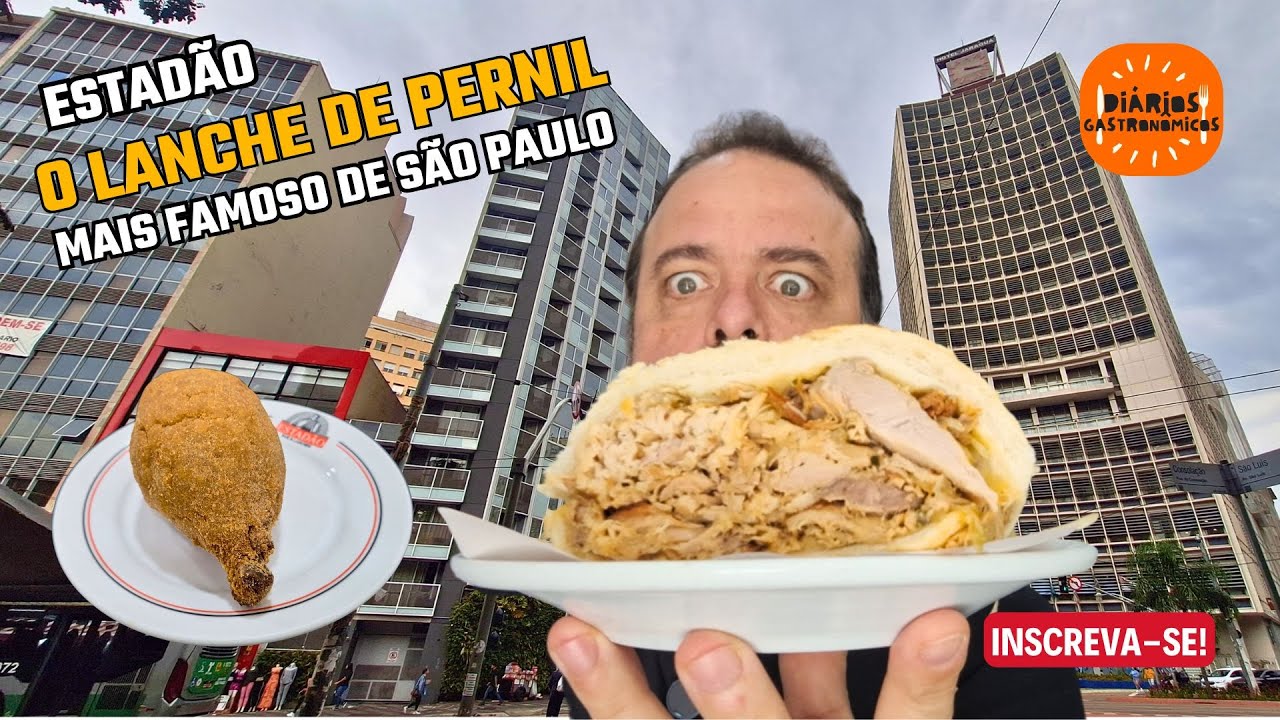O famoso Sanduíche de Pernil do Lanches Estadão. Vale a fama? | Diários Gastronômicos