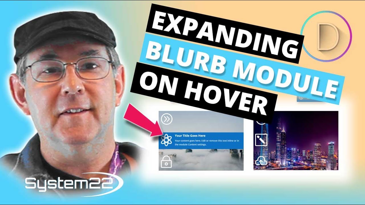 Divi Theme Expanding Blurb Module On Hover 👈👈👍👈
