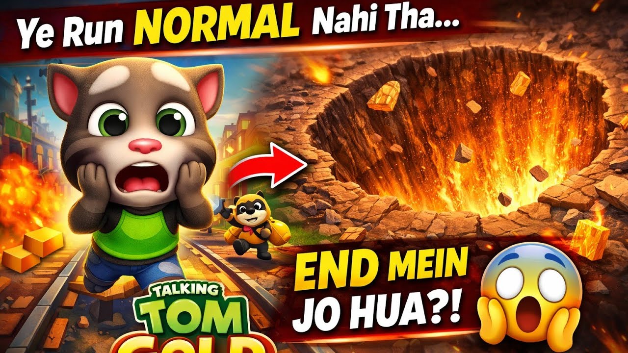 Ye Run Normal Nahi Tha… End Mein Jo Hua 😳 | Talking Tom Gold”