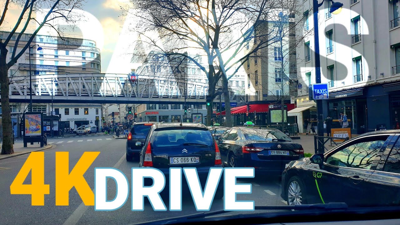 4K DRIVING IN PARIS,FRANCE |  BOULEVARD DE GRENELLE PARIS 15 TO PORTE DAUTEUIL PARIS 16 | 2021