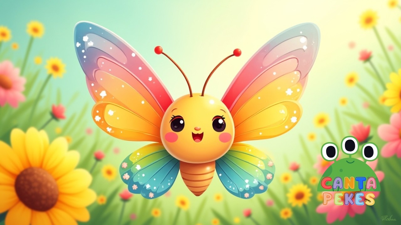 🌸🦋 Música Infantil Educativa | Borboletinha Colorida 🌈 Canções Infantis