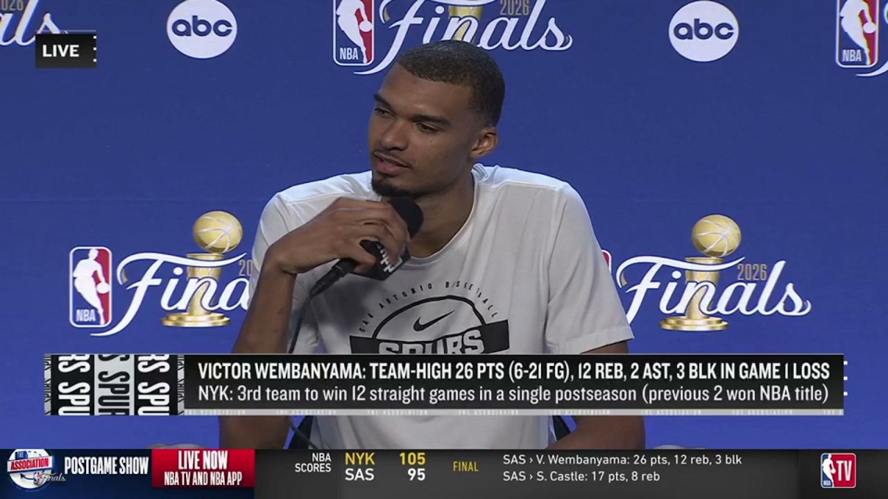 Wemby sends a message to Brunson & Knicks after Spurs' Game 1 loss