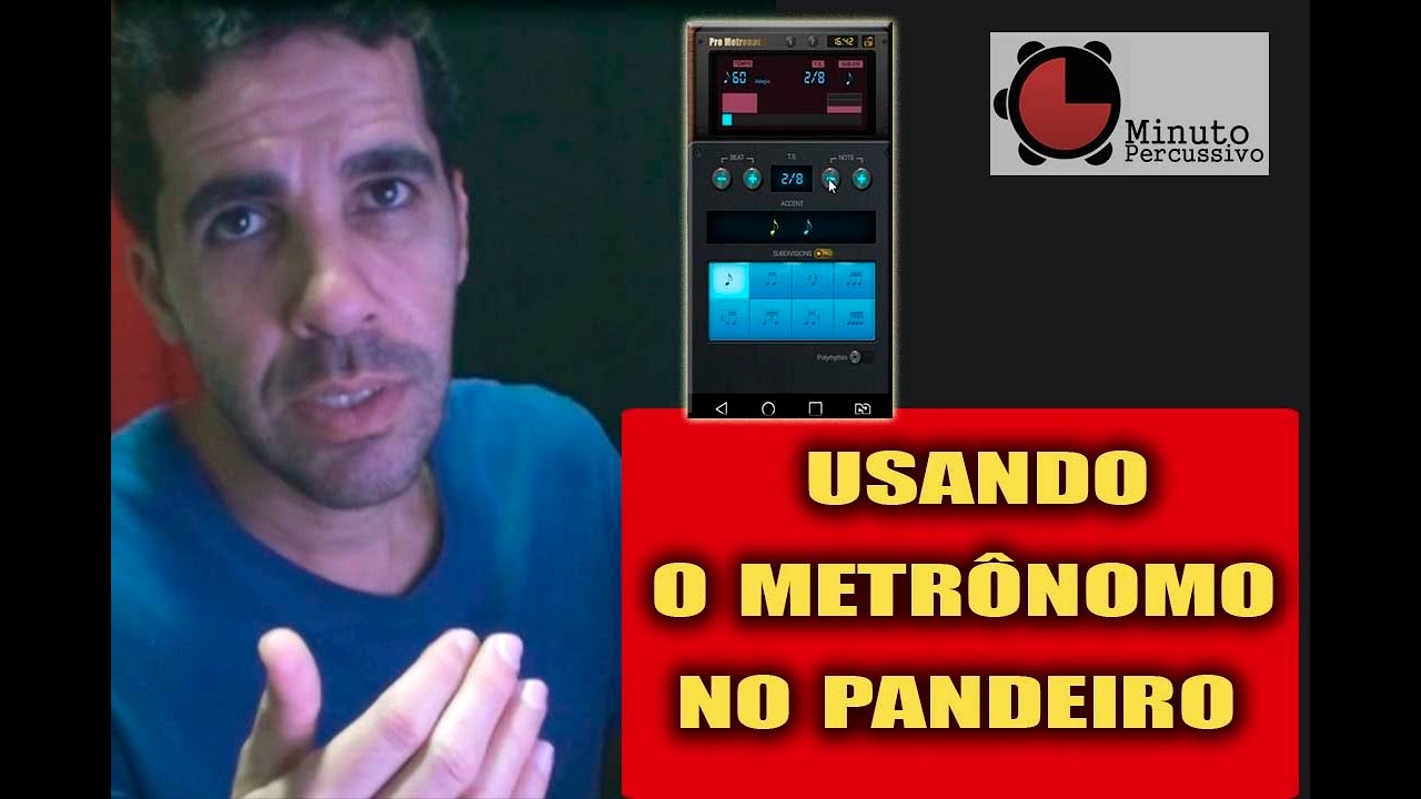 Como estudar com o metrônomo? (Pandeiro)