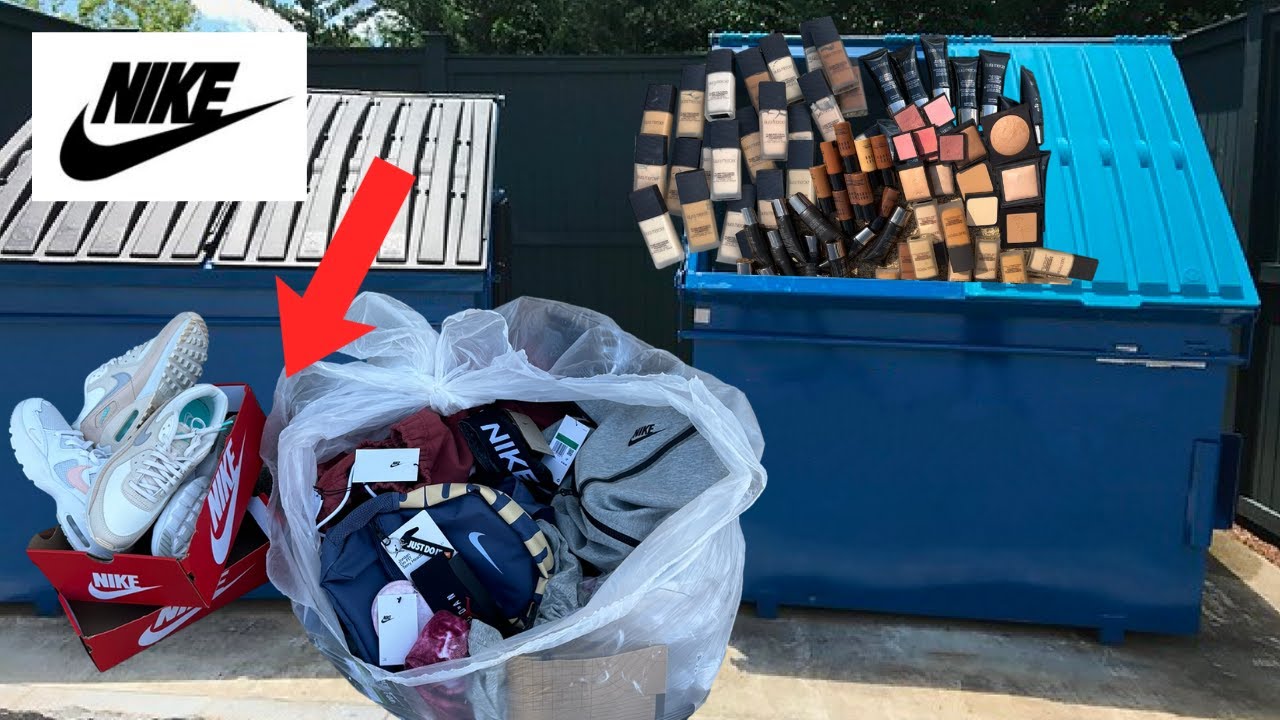 NIKE'S DUMPSTER WAS FULL WITH BRAND NEW CLOTHING & SHOES!