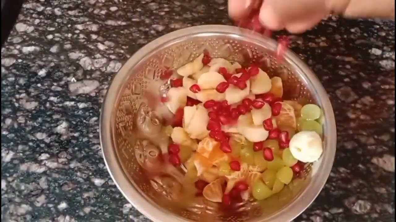 Fruit salad 🥗 Telugu recipe