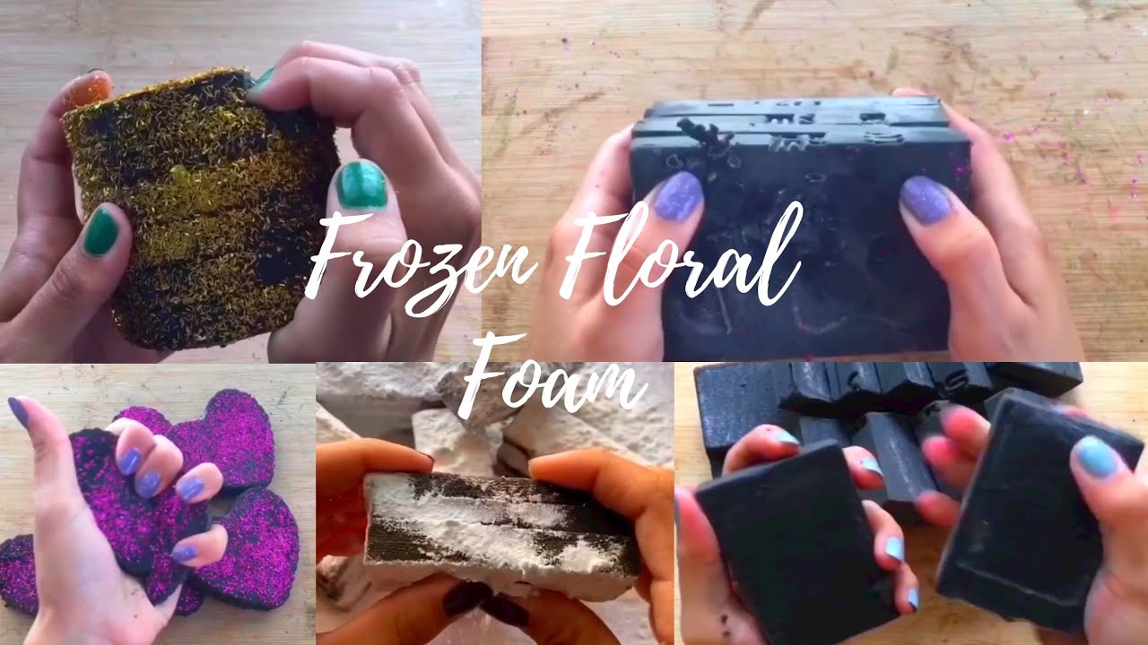 Frozen floral foam compilation