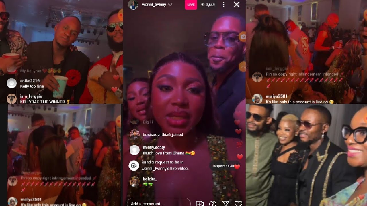 Shaun K!SS his girlfriend Wanni at the bbnaija all night party/Kellyrae,Handi, Kassia/Onyeka &Sister