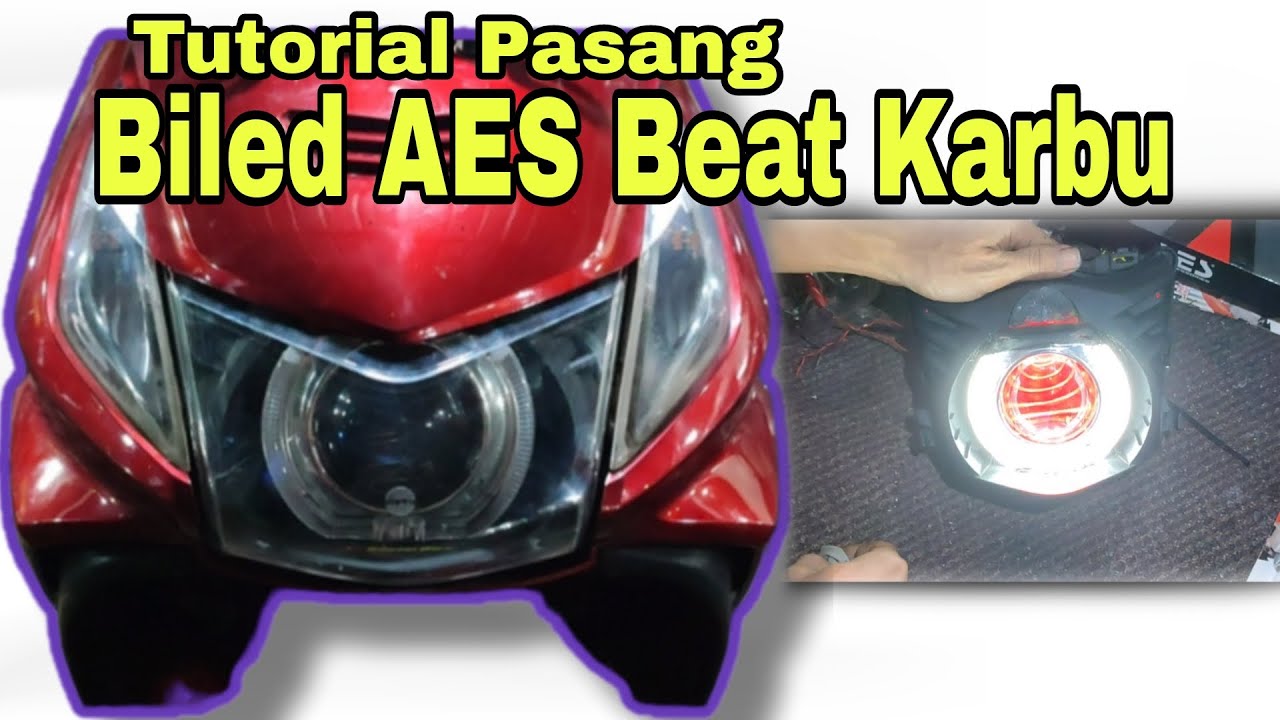 Pasang biled AES di honda beat karbu