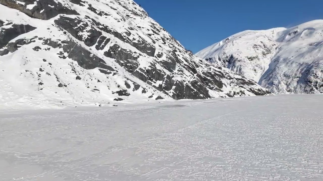 Portage Lake / Portage Glacier Drone - Fly into the glacier, fly out to us.