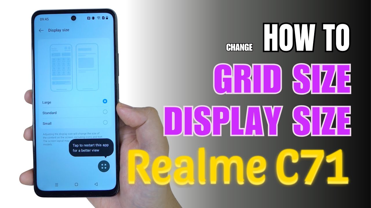 How to change Grid size on Realme C71